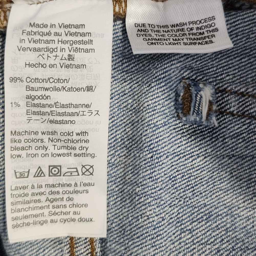 MADEWELL The Perfect Vintage Crop Jean Size 25 Light Wash Frayed Hem - Picture 7 of 13